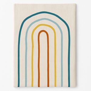 Itzy Ritzy Rainbow Quilted Cotton Tummy Time Activity Mat